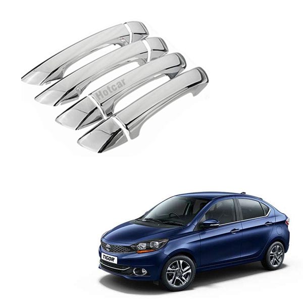 Tata Tigor Chrome Handle Covers - Set of 4 Pieces
