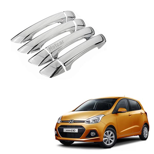 Hyundai i10 Grand (2014 to 2020) Chrome Handle Covers - Set of 4 Pieces