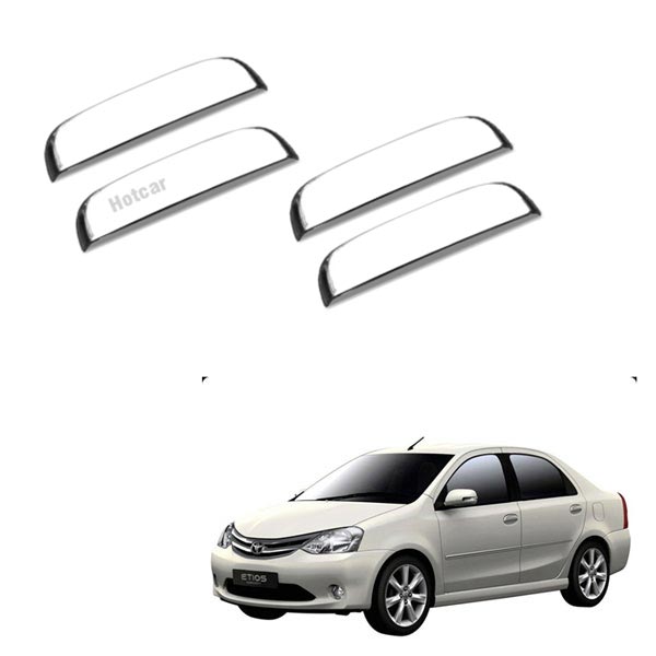 Toyota Etios Chrome Handle Covers - Set of 4 Pieces