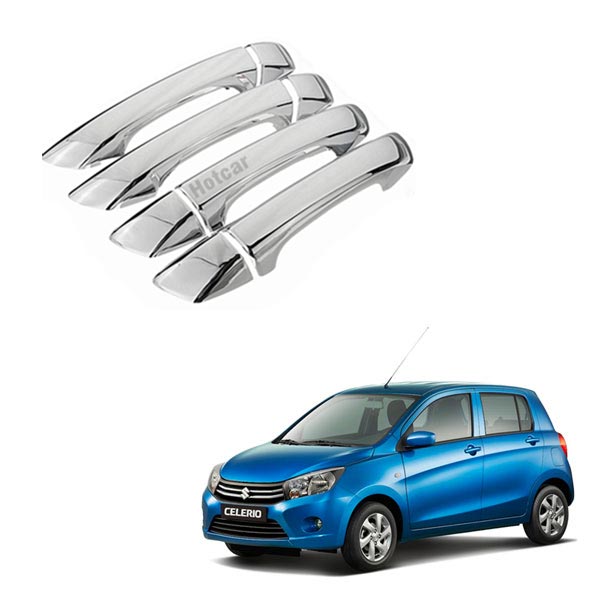 Maruti Celerio (2015 to 2022) Chrome Handle Covers - Set of 4 Pieces
