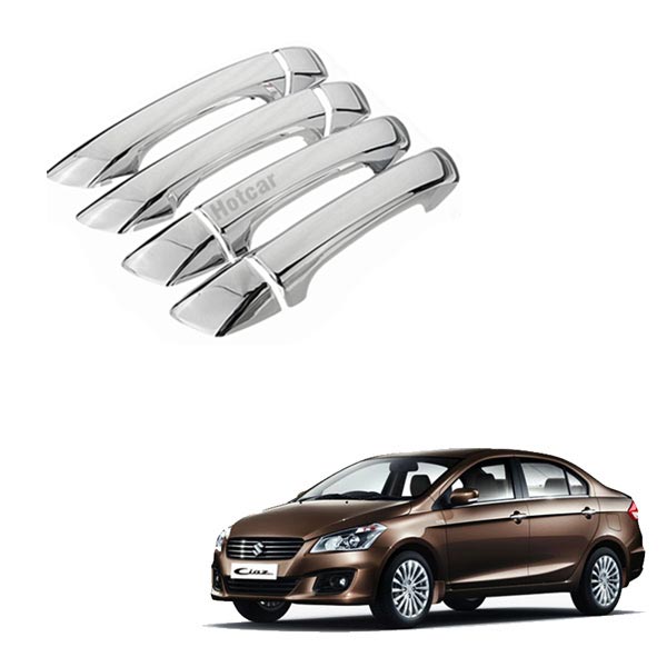 Maruti Ciaz Chrome Handle Covers - Set of 4 Pieces