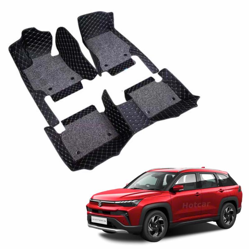 Maruti Victoris Premium 7D Floor Mats - 4 Colour Options