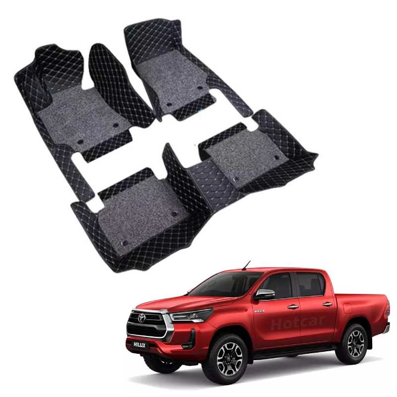 Toyota Hilux Premium 7D Floor Mats - 4 Colour Options