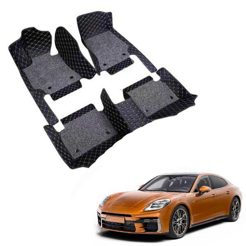 Porsche Panamera Premium 7D Floor Mats - 4 Colour Options