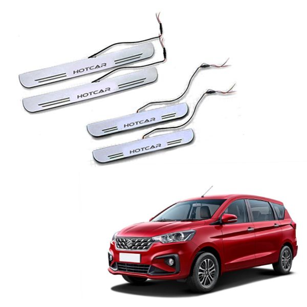 Maruti Ertiga - LED Door Sill Scuff Plates - Acrylic