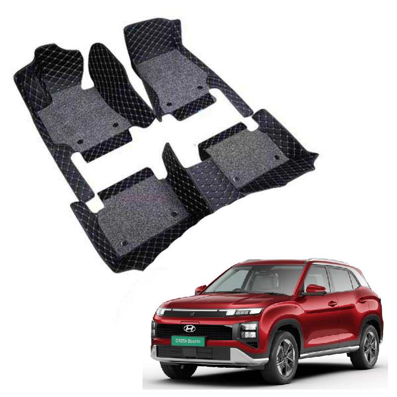 Hyundai Creta Electric Premium 7D Floor Mats - 4 Colour Options