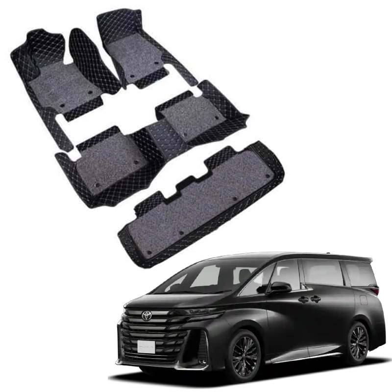 Toyota Vellfire 2023 Premium 7D Floor Mats - 4 Colour Options