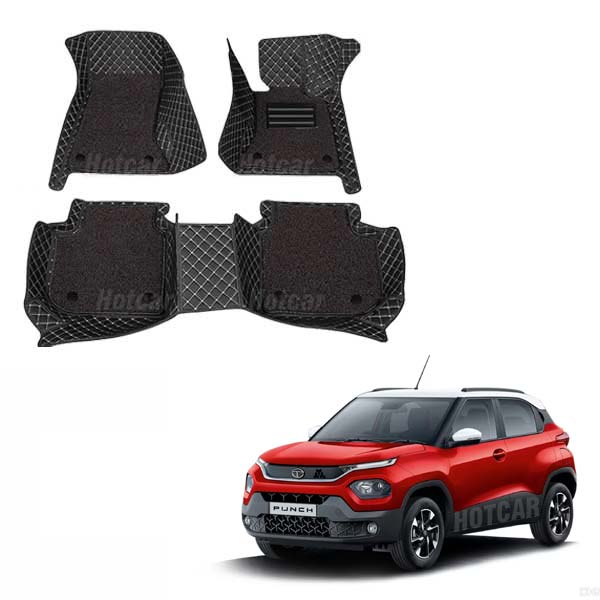 Tata Punch Luxury Quality 7D Floor Mats