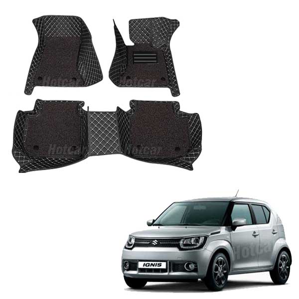 Maruti Ignis Luxury Quality 7D Floor Mats
