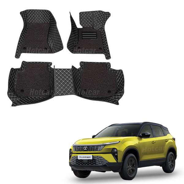 Tata Harrier Luxury Quality 7D Floor Mats