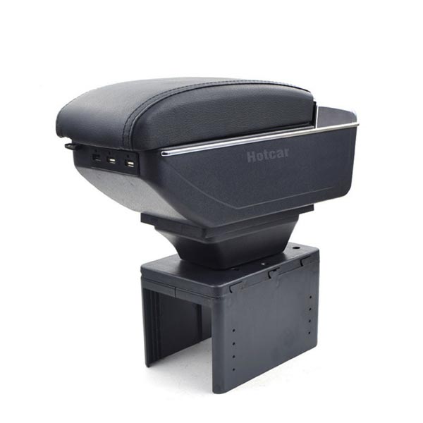 Universal Luxury Armrest with USB Mobile Charging Ports