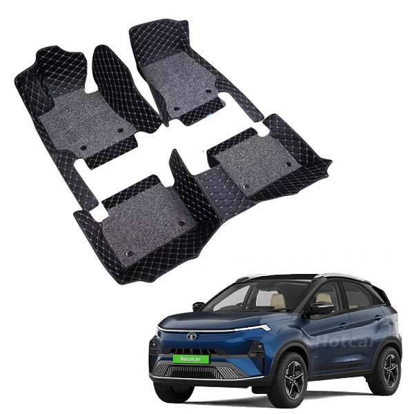 Tata Nexon EV Premium 7D Floor Mats - 4 Colour Options