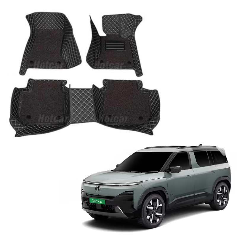 Tata Sierra EV Luxury Quality 7D Floor Mats