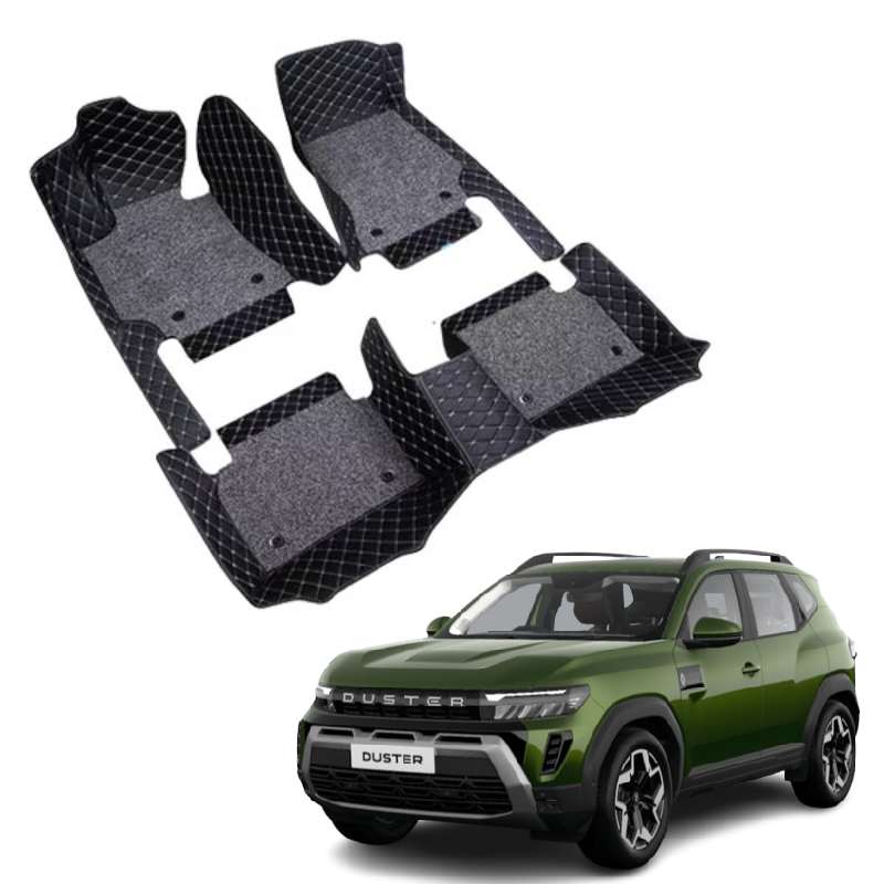 Renault Duster (2026 Onwards) Premium 7D Floor Mats - 4 Colour Options
