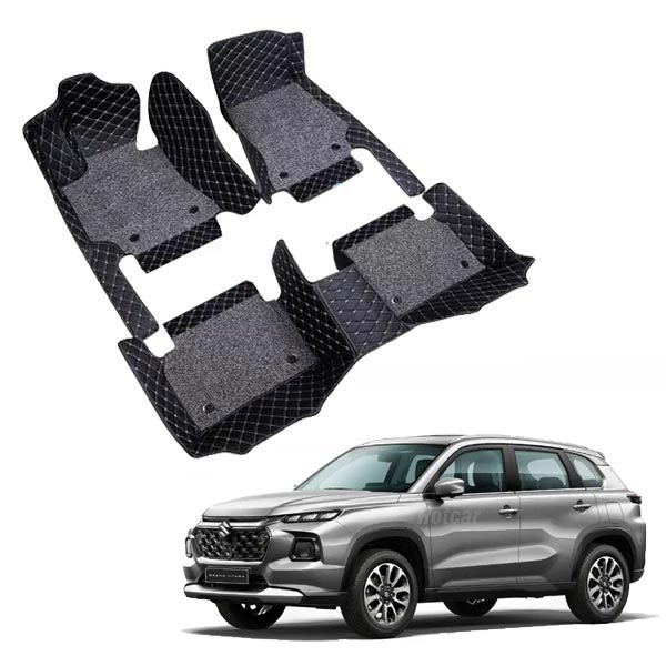 Maruti Grand Vitara Premium 7D Floor Mats - 4 Colour Options