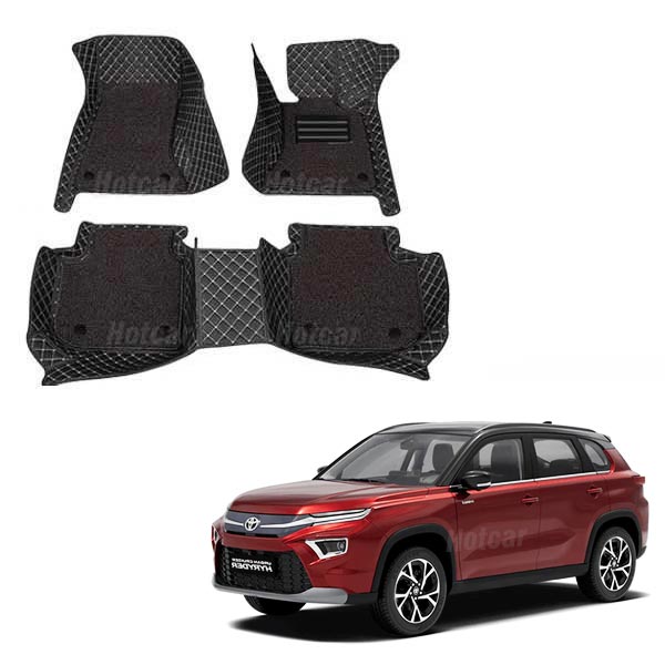 Toyota Urban Cruiser Hyryder Luxury Quality 7D Floor Mats