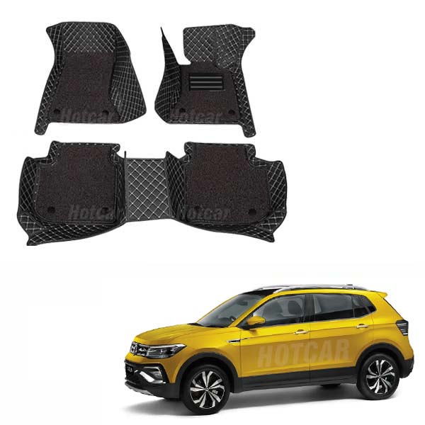 Volkswagen Taigun Luxury Quality 7D Floor Mats