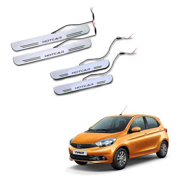Tata Tiago - LED Door Sill Scuff Plates - Acrylic