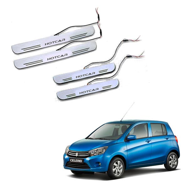 Maruti Celerio - LED Door Sill Scuff Plates - Acrylic