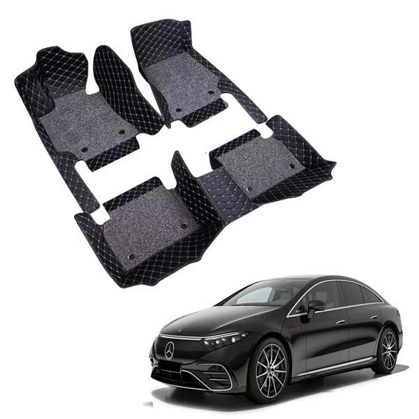 Mercedes Benz EQS-580 Premium 7D Floor Mats - 4 Colour Options