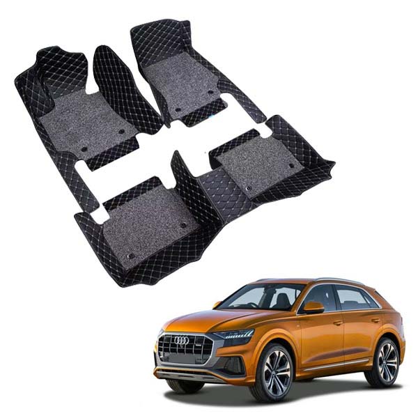 Audi Q8 (2020 Onwards) Premium 7D Floor Mats - 4 Colour Options