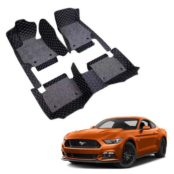 Ford Mustang (2016 Onwards) Premium 7D Floor Mats - 4 Colour Options