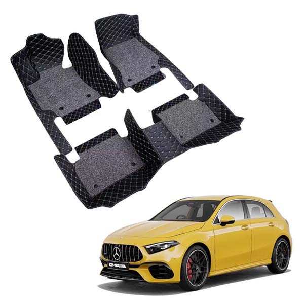 Mercedes Benz AMG 45 S Premium 7D Floor Mats - 4 Colour Options