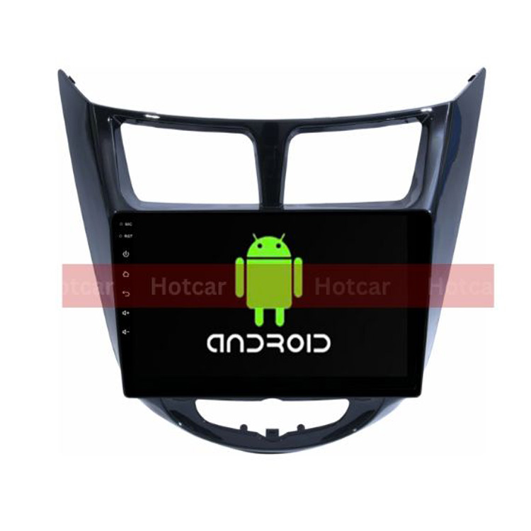 Hotcar - Verna Fluidic (2017-20) 9 Inch Android Stereo (2GB/32GB) - With LED Rear View Camera - 1 Year Warranty