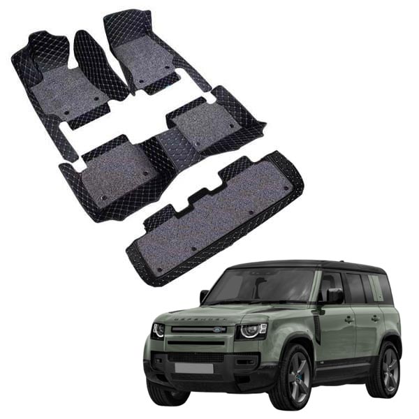 Land Rover Defender 130 (7 Seater 2023 Onwards) Premium 7D Floor Mats - 4 Colour Options
