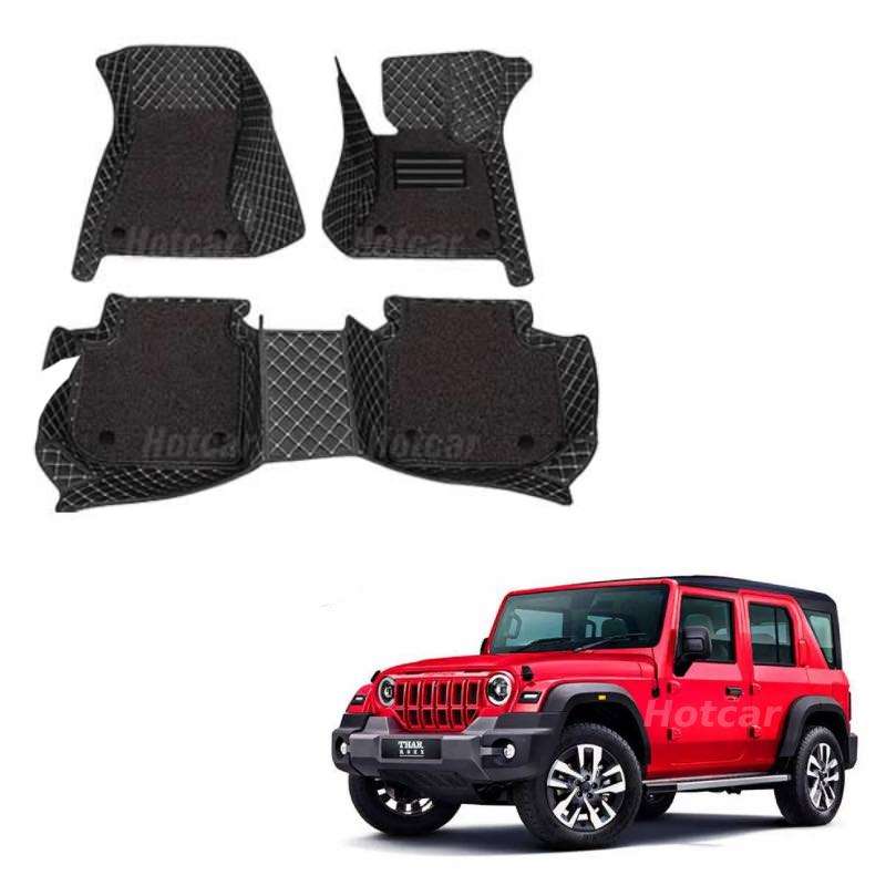 Mahindra Thar Roxx Luxury Quality 7D Floor Mats
