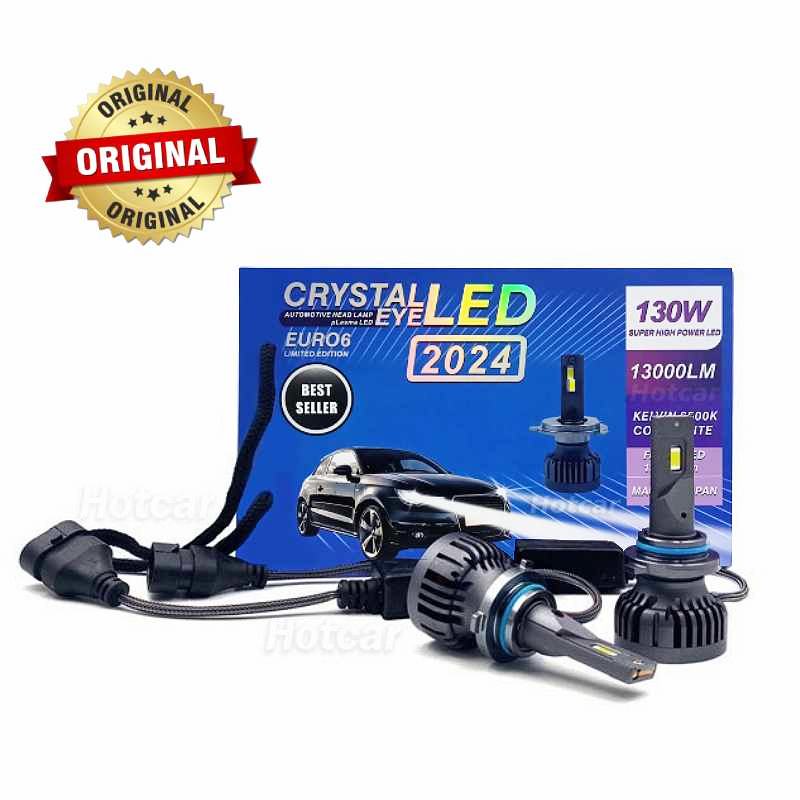 Original Crystal Eye LED Bulbs - 2024 (Made in Japan) for Car Headlights and Fog Lights (130 Watts)