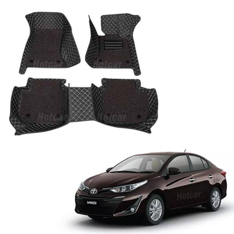 Toyota Yaris Luxury Quality 7D Floor Mats