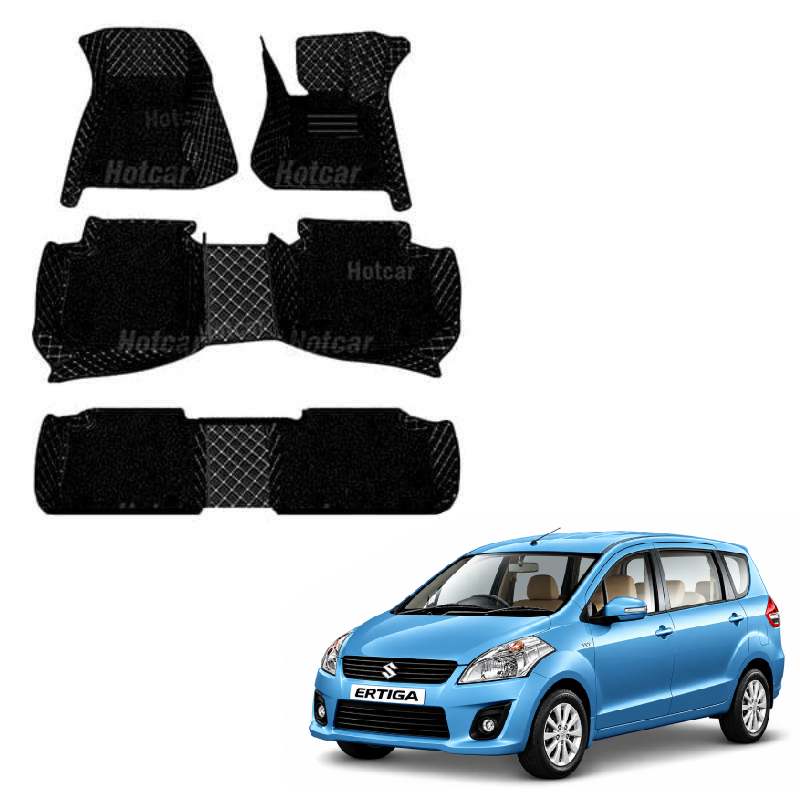 Maruti Ertiga (2012 to 2017) Luxury Quality 7D Floor Mats