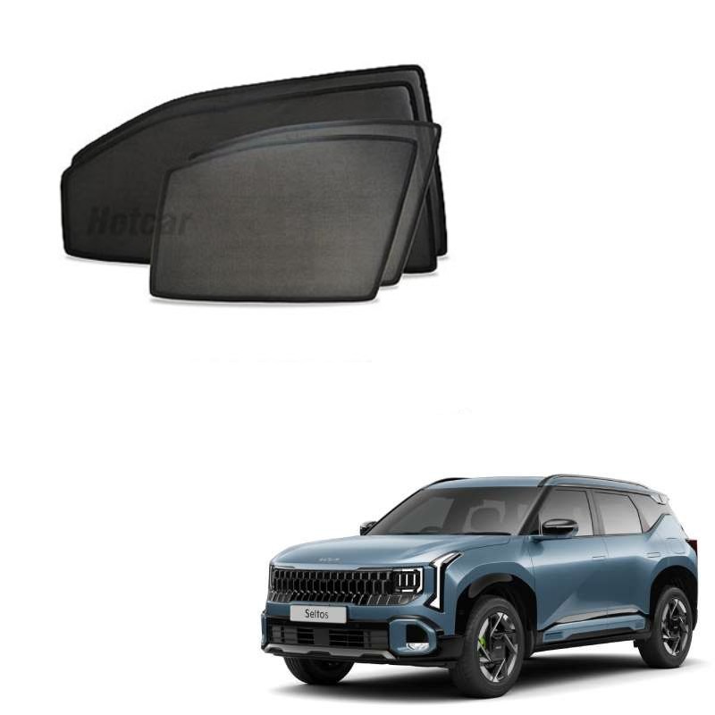 Kia Seltos (2026 Onwards) Half Cut Z Black Sunshades