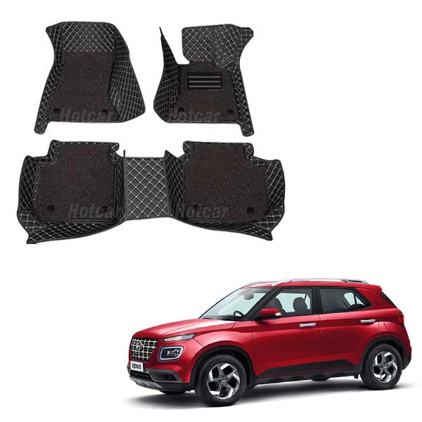 Hyundai Venue Luxury Quality 7D Floor Mats