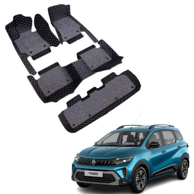 Renault Triber Premium 7D Floor Mats - 4 Colour Options