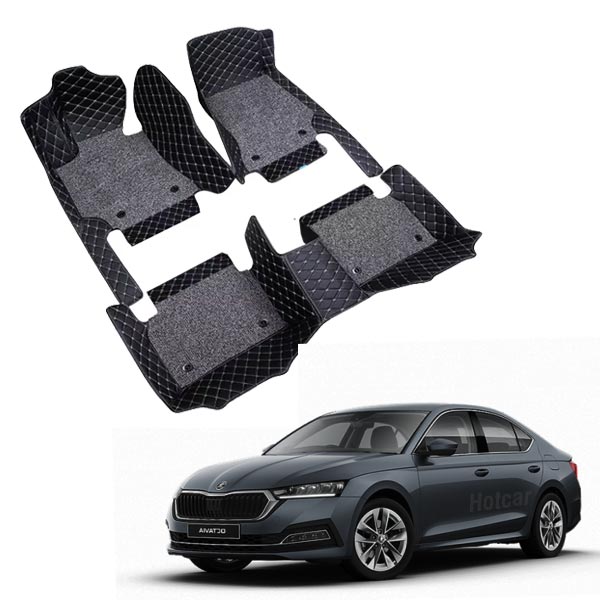 Skoda Octavia (2017 to 2023) Premium 7D Floor Mats - 4 Colour Options
