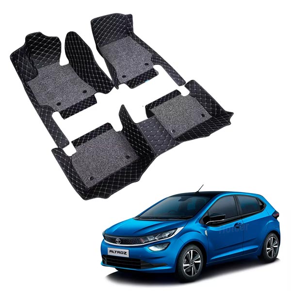 Tata Altroz Premium 7D Floor Mats - 4 Colour Options