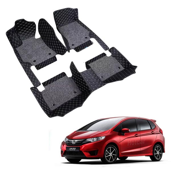 Honda Jazz Premium 7D Floor Mats - 4 Colour Options