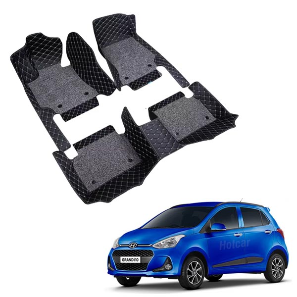 Hyundai i10 Grand Premium 7D Floor Mats - 4 Colour Options