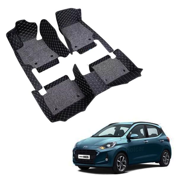 Hyundai i10 Nios Premium 7D Floor Mats - 4 Colour Options