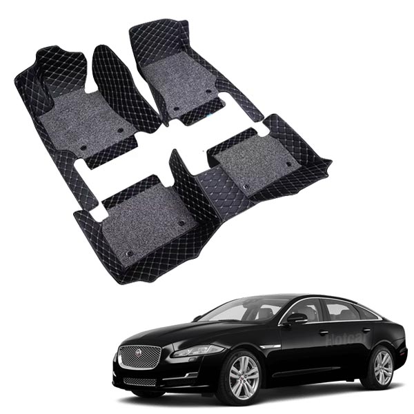 Jaguar XJ L (2016 to 2020) Premium 7D Floor Mats - 4 Colour Options