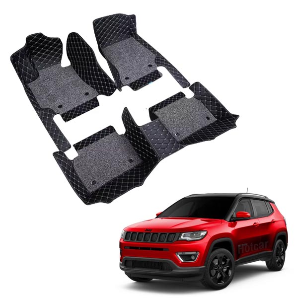 Jeep Compass Premium 7D Floor Mats - 4 Colour Options