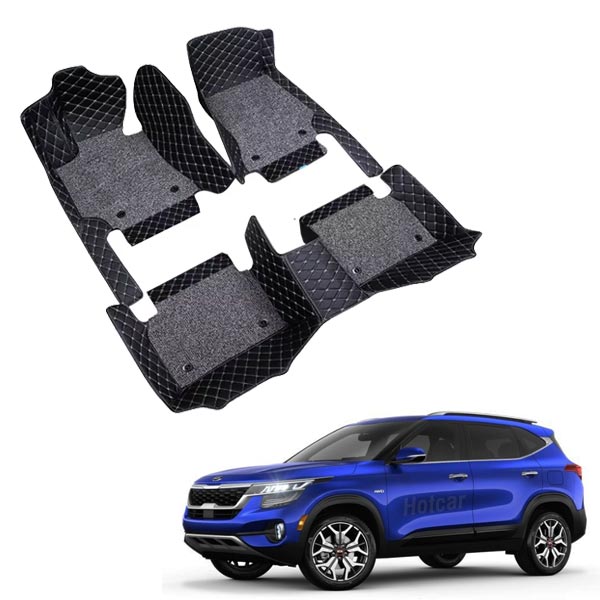 Kia Seltos Premium 7D Floor Mats - 4 Colour Options