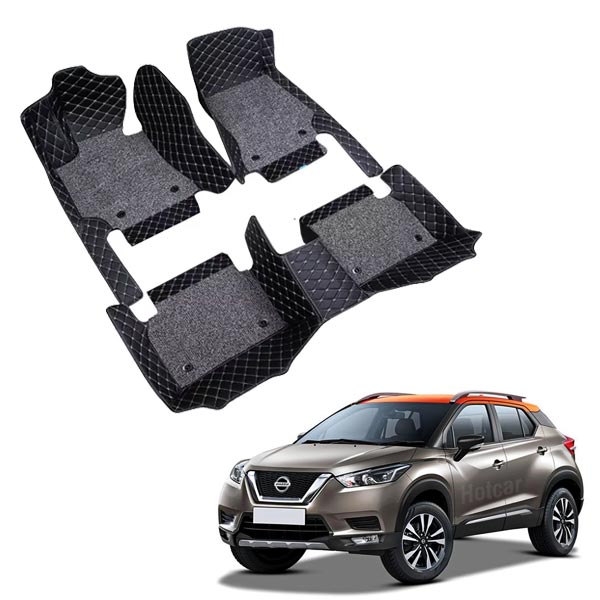 Nissan Kicks Premium 7D Floor Mats - 4 Colour Options