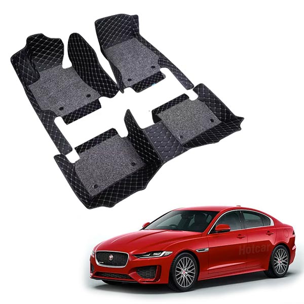 Jaguar XE (2016 to 2019) Premium 7D Floor Mats - 4 Colour Options