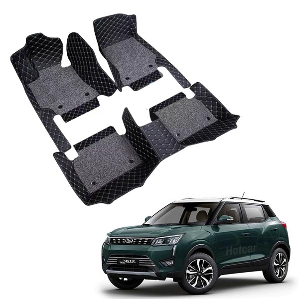 Mahindra XUV300 Premium 7D Floor Mats - 4 Colour Options