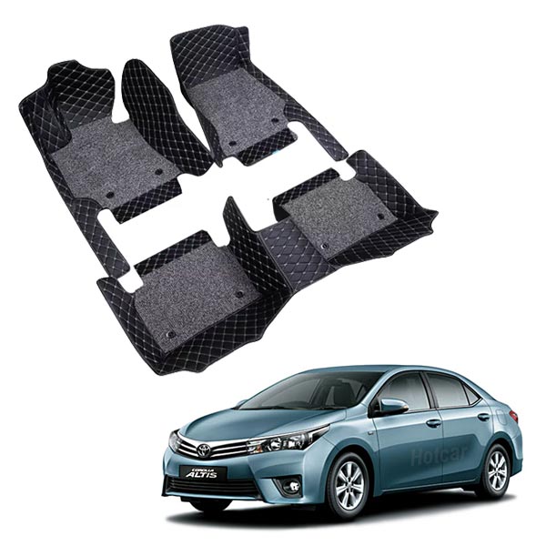 Toyota Altis Premium 7D Floor Mats - 4 Colour Options
