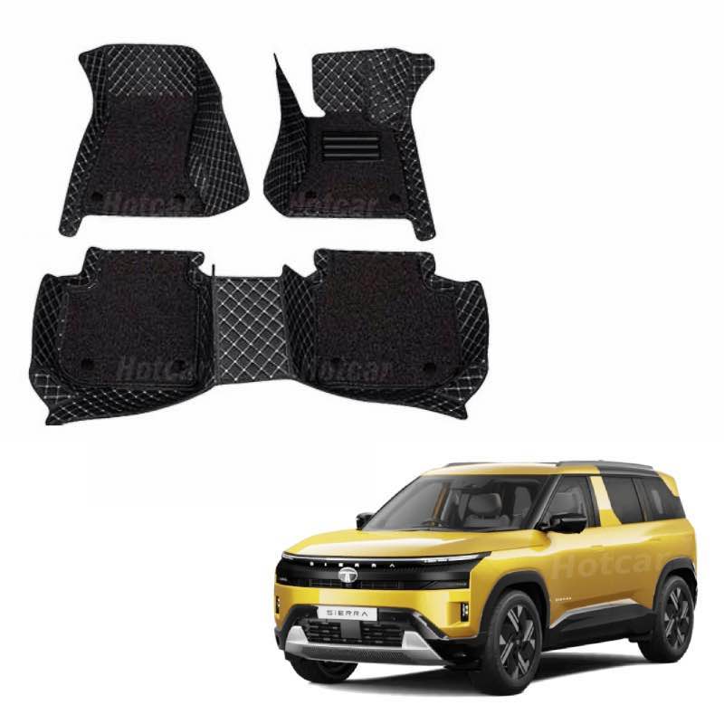 Tata Sierra Luxury Quality 7D Floor Mats