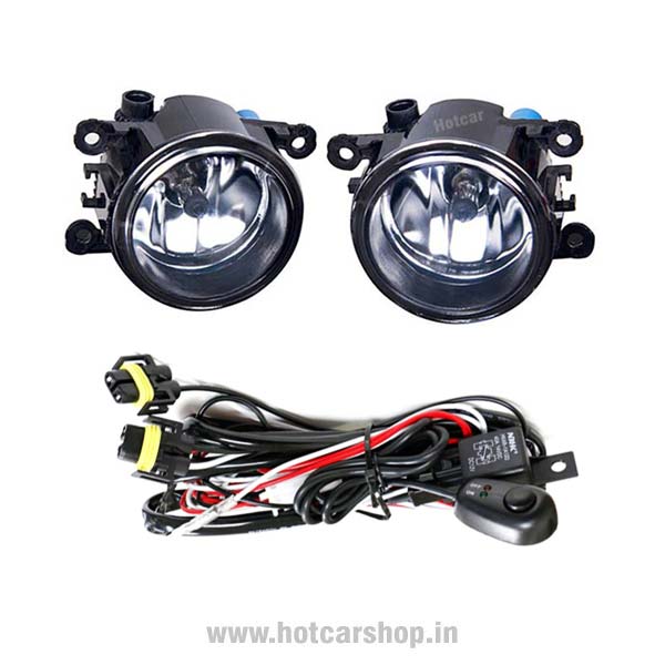 Universal Car Fog Lights - With Full Wiring Harness & Switch (Multiple Cars)